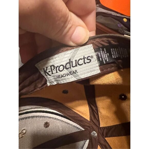 Gray Bar Curved Brim Hat - Picture 6 of 6